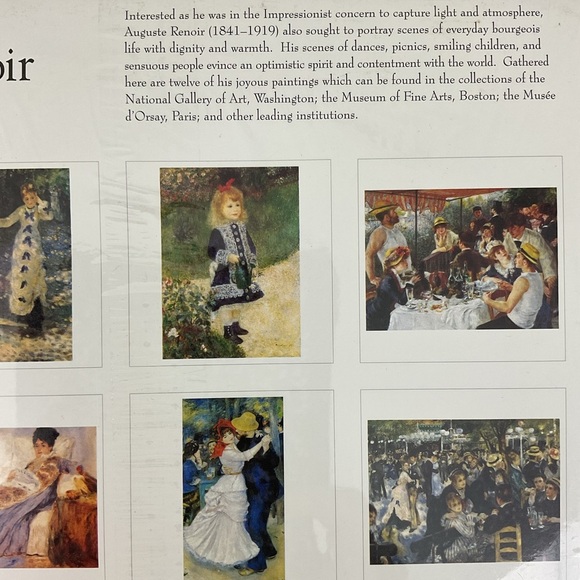 Vintage 2001 Pierre Auguste Renoir Impressionist Art Calendar - Picture 3 of 6